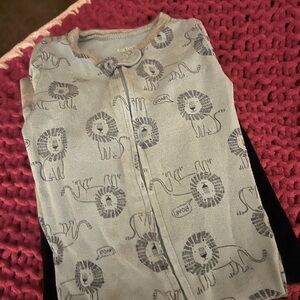 Carter's Blue Lion Print Sleeveless Onesie